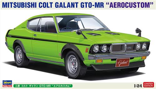 Hasegawa Modelbouwpakket Auto - 20762 Mitsubishi Colt Galant GTO-MR Aero Custom - Japanse Auto Plastic - 1:24 -