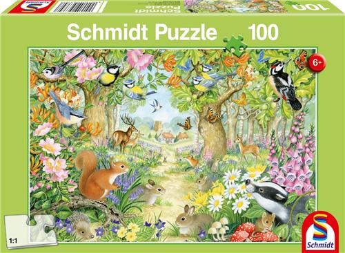 Schmidt Dieren in het Bos, 100 stukjes.
