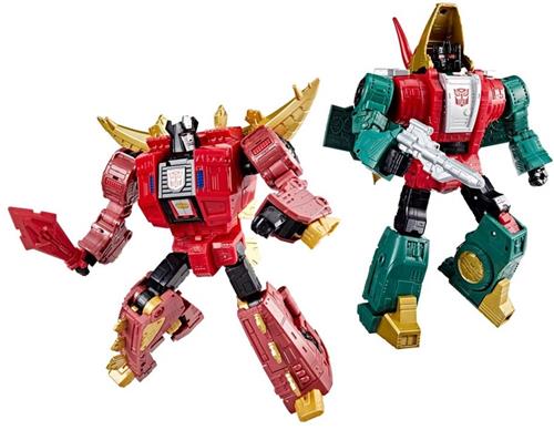 Transformers Age of the Primes Leader Class Action Figure G2 Universe Dinobots Snarl & Slug 19 cm