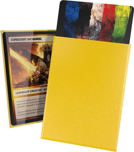 Cortex Sleeves Standard Size Geel (100x)