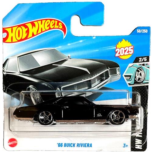 HOT WHEELS '66 BUICK RIVIERA BLACK 50/250 HW MODIFIED 2/5 SHORT CART 2025