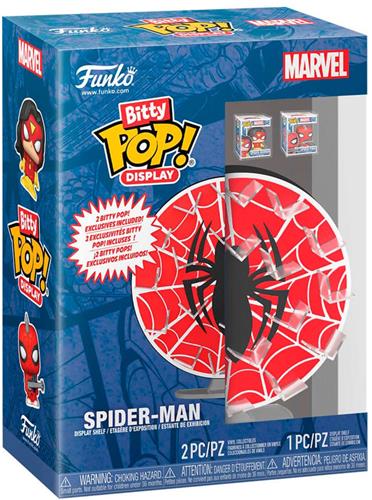 Marvel Bitty POP! Display with 2 Vinyl Figures Spider-Man Web