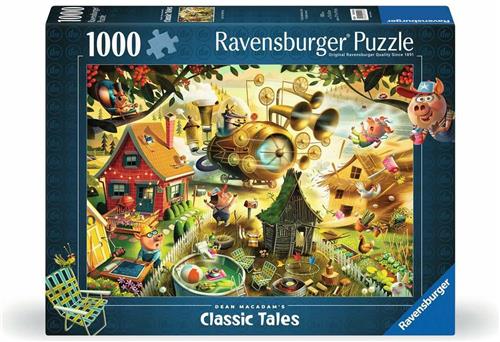 Ravensburger Look Out Little Pigs! Legpuzzel 1000 stuk(s) Fee
