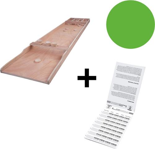 Longfield wedstrijd sjoelbak met sjoelscoreblok (50 vel)