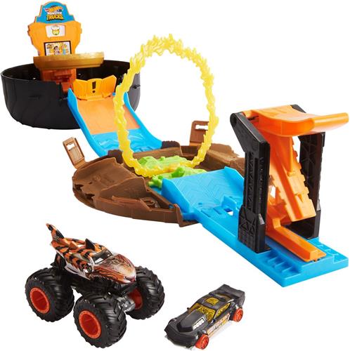 Hot Wheels Monster Truck Stuntbanden speelset