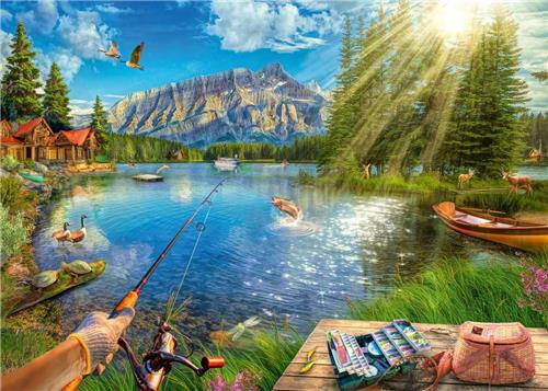 Ravensburger Life at the Lake Legpuzzel 1000 stuk(s) Liggend