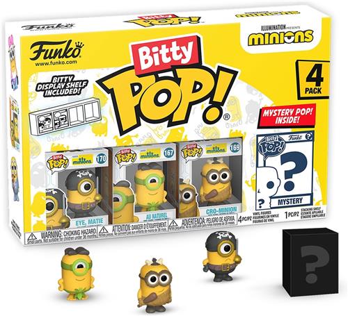Funko Bitty Pop! 4-Pack: Minions - Eye Matie