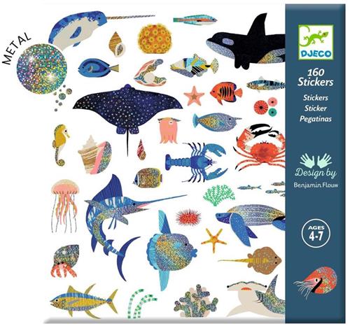 Stickers Ocean 160 stuks Djeco