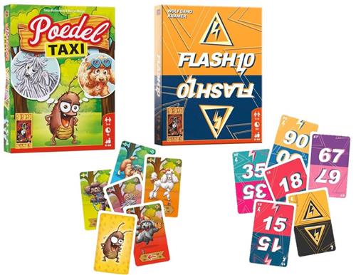 Voordeelset: Poedel Taxi (7+) en Flash 10 (8+)