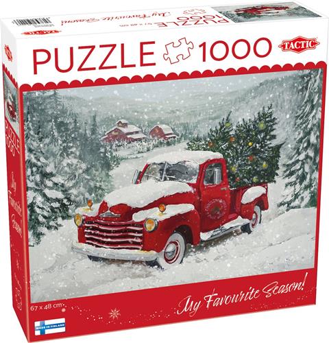 Puzzle 1000 Christmas Tree Truck - Puzzel 1000 Christmas Tree Truck