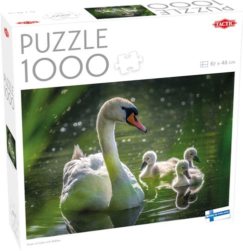 Puzzle Lovers Swan on Lake with Babies 1000 pcs puzzle