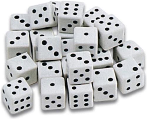 Cayro - Dobbelstenen: 25 Stuks