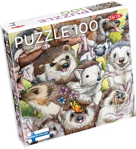 Puzzle 100 el. Jee - Puzzel 100 stukjes Egel