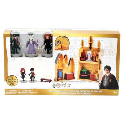 Harry Potter - 15 delig set - Mini-Hogwarts Playset Bundle