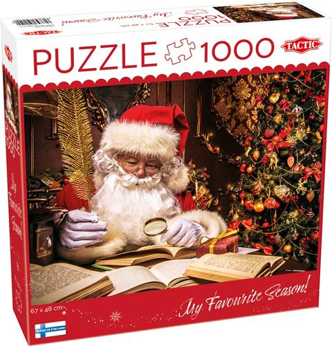 Puzzle 1000 Santa Claus in his House - Puzzel 1000 Santa Claus in zijn huis