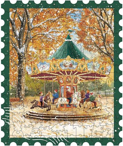 Robotime Golden Autumn Carousel - Rowood Puzzle Paradise - TA008 - Legpuzzel - Puzzel - Herfst - Cadeautip