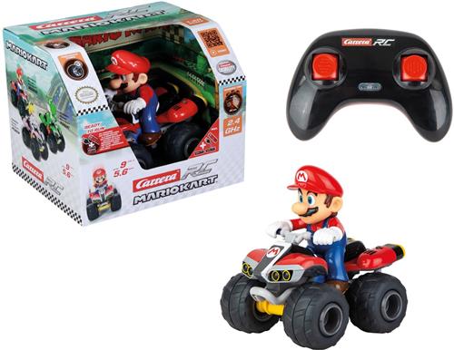 Carrera RC voertuig Auto - RC Mario Kart - Mario - Quad - Schaal 1:20 - 19,5cm - 2,4GHz RC Model Kant en Klaar - Carrera -