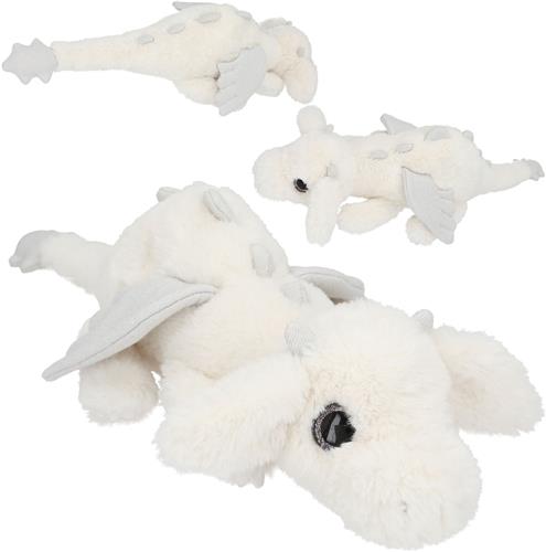 Depesche - SNUKIS knuffel draak - wit