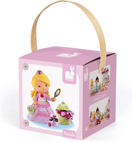 Janod Lovely puzzel - Rose speelt prinses