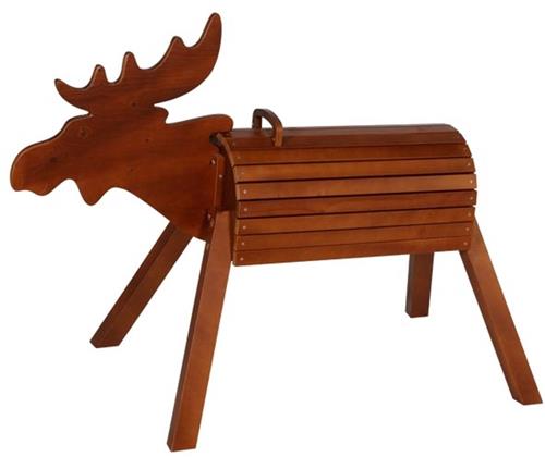 Goki houten tuinspeelgoed eland Elo - zit hoogte 80 cm - weerbestendig.