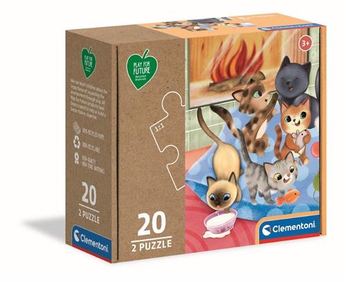 Clementoni Play for Future Pupile 24784 Puzzel (2x20 stuks)