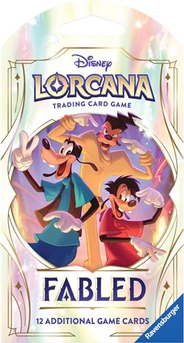 Disney Lorcana TCG  Fabled Sleeved Booster  Trading Card Game  Voor kinderen vanaf 8 jaar