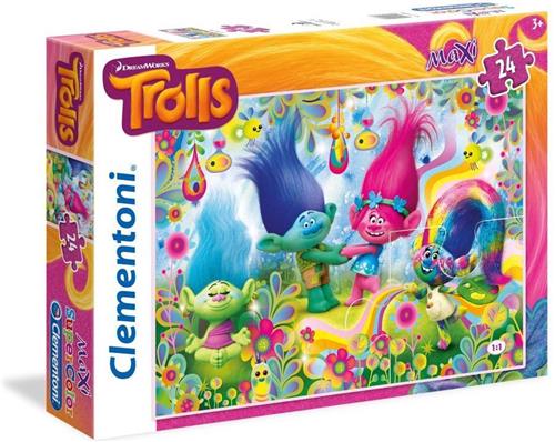 Clementoni Puzzel Trolls - 24 stukjes