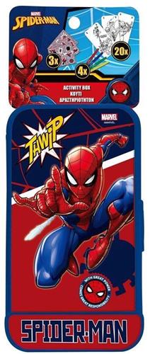 Spider-Man activity box 27-delig  kleurboek, stickers & 4 markeerstiften  28 × 2 × 10 cm