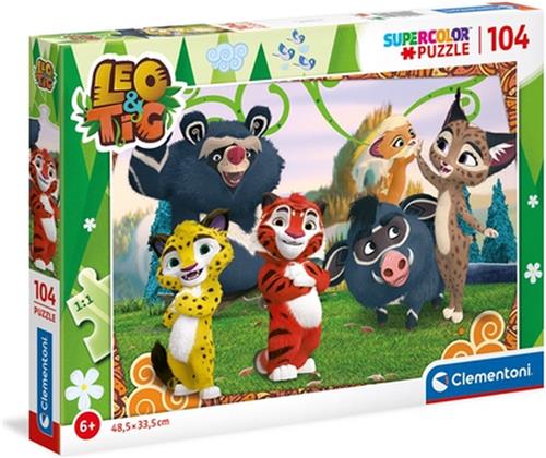 Clementoni Supercolor 27546 puzzel Legpuzzel 104 stuk(s) Dieren