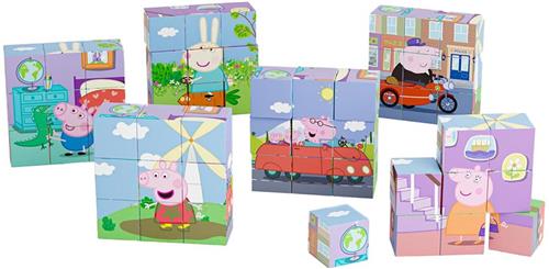Peppa Pig Houten Puzzel Veelkleurig