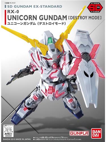 Bandai Gundam Eenhoorn Vernietigingsmodus Figuur Veelkleurig