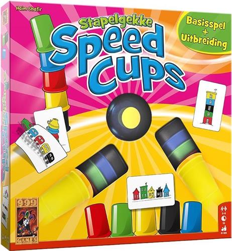 Stapelgekke Speed Cups 6 spelers Actiespel