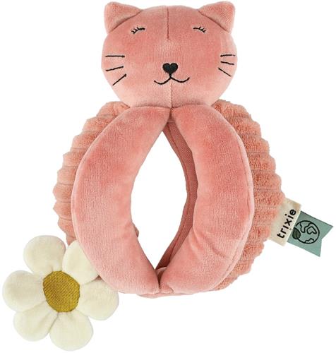 Trixie Mrs. Cat Grijpballetje  3m+  Met kreukelgeluid - Ideaal als geboortegeschenk - Kat