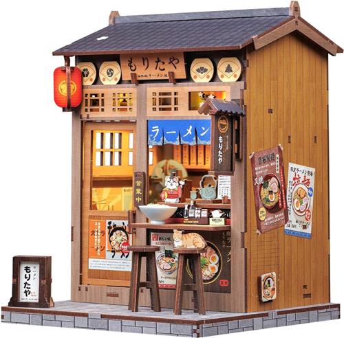 DailySupplies® Poppenhuis - Houten Poppenhuis met Meubels - Kinderspeelgoed 1 jaar en Ouder - Bruin