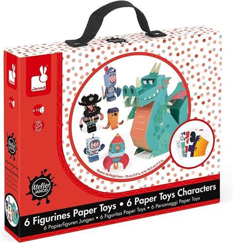 Janod Atelier - Vouwen speelfiguren avontuur