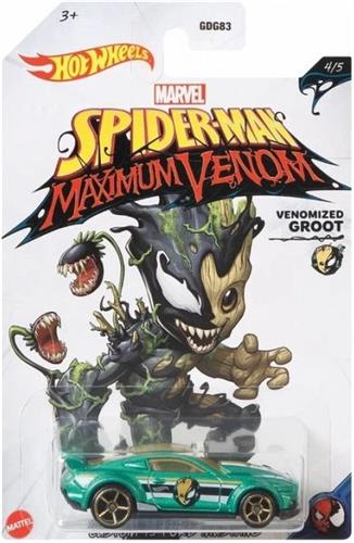 Hot Wheels Marvel Groot Custom Ford Mustang - Die Cast - 7 cm - Schaal 1:64