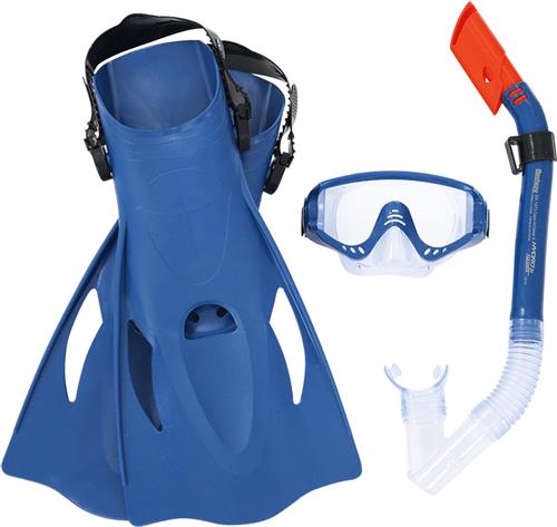 Snorkelset meridian | blauw