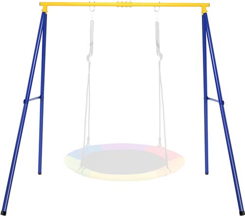 COSTWAY Schommelframe tot 200 kg belastbaar, schommelframe voor nestschommel, kinderschommel, schommelframe voor tuin, 194 x 184 x 180 cm