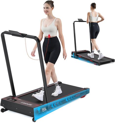 Loopband  Treadmill  Hardloopband  Fitnessapparaat  Elektrische Loopband  Opvouwbaar Design  Verstelbare Hellingshoek 10°  Snelheid 1-12 km/h  Draagkracht 100 kg  LED Display  Slimme Afstandsbediening