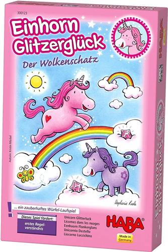 Speelgoed | Wooden Toys - !!! Jeu - Licornes Dans Les Nuages (Frans) - Duits 300