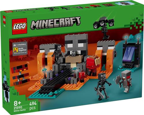LEGO Minecraft De Wither-Strijd Videogame Speelgoed voor Kinderen - 21590