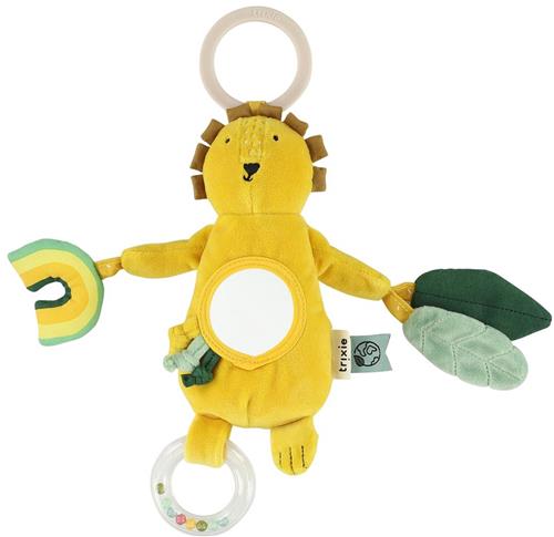 Trixie Mr. Lion Hangend activiteitenspeeltje  3m+  met Kralenring, Spiegel & Knisperpapier