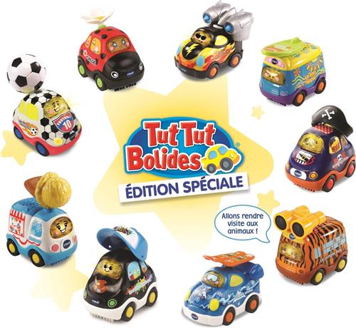 VTech Tut Tut Bolides 80-205865, 1 jaar, Batterijen vereist, AAA, Kunststof, Meerkleurig