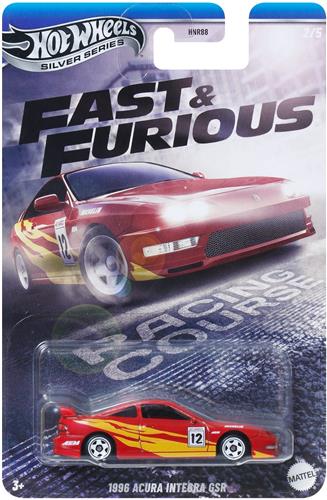 Hot Wheels Fast & Furious 1996 ACURA INTEGRA GSR, Auto, 3 jaar, Metaal, Rood
