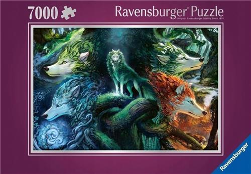 RAVENSBURGER - Puzzel - 7000 p - Titel nog niet definitief (wolf)
