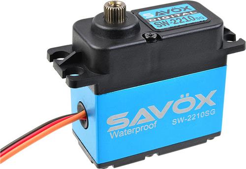 Savox - Servo - SW-2210SG - Digital - High Voltage - Brushless Motor - Waterproof - Steel Gear