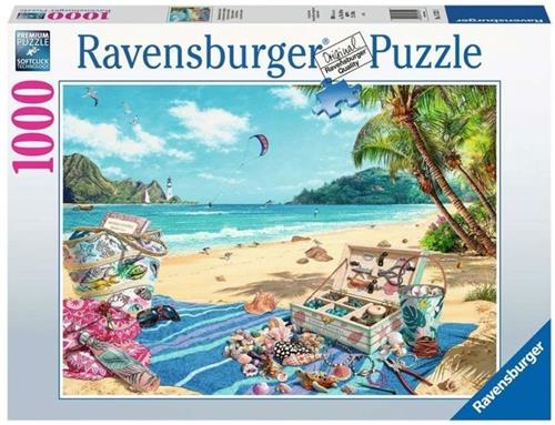 Ravensburger legpuzzel 1000 stukjes Tropische schattenjacht The Shell Collector