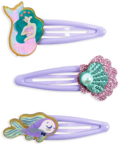 Djeco PLUME - ACCESSOIRES CHEVEUX Barrettes Loreleï x 3.