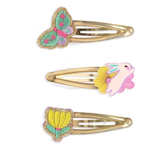 Djeco PLUME - ACCESSOIRES CHEVEUX Barrettes Pensée x 3.