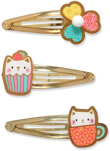 Djeco PLUME - ACCESSOIRES CHEVEUX Barrettes Yoko x 3.